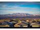 Incredible mountain view of Las Vegas from the rooftops of this beautiful, upscale neighborhood at 174 Cabo Cruces Dr, Henderson, NV 89011