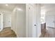 Hallway with multiple doors, leading into other rooms in the home at 2110 Los Feliz St # 1003, Las Vegas, NV 89156