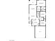 Detailed floor plan illustrating the layout of the home, including the bedrooms, living areas, and kitchen at 2558 Divine Sky Dr, Henderson, NV 89044