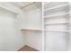 Walk-in closet with built-in shelving and ample storage space at 2833 Swanson Ave, North Las Vegas, NV 89086