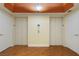 Elevator entrance featuring wooden floor and modern lighting at 2857 Paradise Rd # 802, Las Vegas, NV 89109