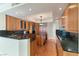Well-equipped kitchen featuring stainless steel appliances, custom cabinets, and granite countertops at 2857 Paradise Rd # 802, Las Vegas, NV 89109