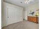 Bedroom featuring a large closet, dresser, and neutral carpet with ample natural lighting at 2929 Haddon Dr, Las Vegas, NV 89134