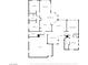 Detailed floor plan showcasing the layout of the bedrooms, kitchen, living room, and other living spaces at 2929 Haddon Dr, Las Vegas, NV 89134