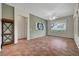 Living room with tile floor and display case at 2929 Haddon Dr, Las Vegas, NV 89134