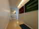 Entryway with modern decor, including colorful wall art and a contemporary console table at 3722 Las Vegas Blvd # 2709, Las Vegas, NV 89158
