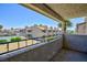 Enjoy the view of lush landscaping and community buildings from the balcony at 3770 Shirebrook Dr # 160, Las Vegas, NV 89115