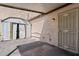 Covered patio and exterior storage shed in backyard at 4000 Visby Ln, Las Vegas, NV 89119