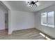 Bedroom with sleek lighting and a window at 4255 Breezy Point Ln, Las Vegas, NV 89115