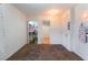 Carpeted bedroom features doors to closet and bathroom at 508 Purcell Dr, Las Vegas, NV 89107