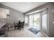 Breakfast nook with sliding glass doors and a view of the patio at 6417 Fisher Ave, Las Vegas, NV 89130