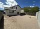 Large backyard with block wall fencing at 7282 Quarterhorse Ln, Las Vegas, NV 89148
