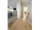 Tiled hallway leading to the main living area and bedrooms at 8340 Winterchase Pl, Las Vegas, NV 89143