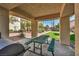 Outdoor picnic area with grill, table, and benches for residents to enjoy at 8501 W University Ave # 1083, Las Vegas, NV 89147