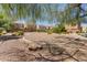 Serene community park offers desert landscaping and mature trees at 9021 Last Hope Ave, Las Vegas, NV 89178