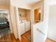 Upstairs laundry closet conveniently located between bedrooms at 9552 Wooden Pier Way, Las Vegas, NV 89117