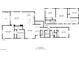 Detailed floor plan showcasing the layout of bedrooms, bathrooms, living spaces, and kitchen on both floors at 1015 Solana Crest St, Henderson, NV 89052