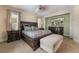 Spacious bedroom with elegant furniture, creating a comfortable and luxurious retreat at 10370 Sweet Laurel St St, Las Vegas, NV 89178