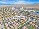 Aerial view of the neighborhood near Jones Blackhurst Elementary School at 11014 Great Sioux Rd, Las Vegas, NV 89179