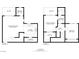 Detailed floor plan showcasing the layout of both floors, including room dimensions and locations at 11256 Rainbow Peak Ave # 202, Las Vegas, NV 89135