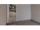 Spacious garage with entry into a storage area for storing extra items and belongings at 11256 Rainbow Peak Ave # 202, Las Vegas, NV 89135