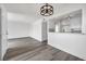 Open-concept floor plan features living room with luxury vinyl plank flooring at 1424 Santa Anita Dr # D, Las Vegas, NV 89119