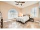 Bedroom featuring a bed and stylish decor lighting at 151 Cliff Valley Dr, Las Vegas, NV 89148