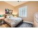 Bedroom featuring a bed and decor lighting at 151 Cliff Valley Dr, Las Vegas, NV 89148