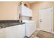 Functional laundry room equipped with a washer and dryer at 151 Cliff Valley Dr, Las Vegas, NV 89148