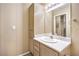 Bathroom features vanity with storage and a single sink at 1557 Lake Placid Ter # 1557, Henderson, NV 89014