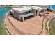 Contemporary waterfront home featuring an open backyard with stunning lake views at 1600 Pleasant Bay Ct, Henderson, NV 89011