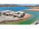 View of modern home with lake frontage on a cul-de-sac street at 1600 Pleasant Bay Ct, Henderson, NV 89011