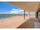 Spacious backyard featuring a fence, mountain views and sliding glass doors to the home at 1600 Pleasant Bay Ct, Henderson, NV 89011