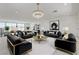 Spacious living room with modern decor, plush seating, and ample natural light at 1600 Pleasant Bay Ct, Henderson, NV 89011