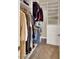 Organized walk-in closet with shelving and hanging space to help you keep your wardrobe neat and accessible at 1725 Cypress Manor Dr, Henderson, NV 89012