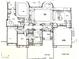 Detailed floor plan showcasing the layout of the home, including the kitchen, bedrooms, living areas, and outdoor spaces at 1725 Cypress Manor Dr, Henderson, NV 89012