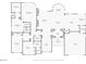 Detailed floor plan showcasing the layout of the home, including the kitchen, bedrooms, living areas, and garage at 1725 Cypress Manor Dr, Henderson, NV 89012