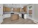 Bright kitchen featuring stainless steel appliances, ample counter space, and a stylish tile backsplash at 177 Rocky Star St, Henderson, NV 89012