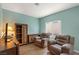 Office with vinyl floors and an accent wall at 2069 Colvin Run Dr, Henderson, NV 89052