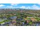 Aerial view showcases property's location near the Las Vegas Strip and golf course at 2160 Pueblo Cir, Las Vegas, NV 89169