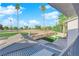 Balcony view overlooking the community golf course shows lots of mature trees at 2160 Pueblo Cir, Las Vegas, NV 89169