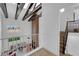 Bright living room boasts high ceilings, exposed beams, and cozy seating area at 2160 Pueblo Cir, Las Vegas, NV 89169