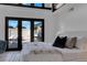 Main bedroom with pool access, high ceilings, and modern design at 2160 Pueblo Cir, Las Vegas, NV 89169