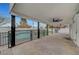Covered patio overlooking a pool, complete with privacy fencing and access to the outdoor space at 2521 Richfield Blvd, Las Vegas, NV 89102