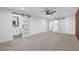 Spacious bedroom featuring plush carpeting, recessed lighting, stylish doors and access to a bathroom and closet at 2521 Richfield Blvd, Las Vegas, NV 89102