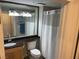 Well-maintained bathroom with tub-shower combo and granite vanity at 260 E Flamingo Rd # 228, Las Vegas, NV 89169