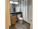 Clean bathroom with modern fixtures and a shower-tub combo at 260 E Flamingo Rd # 228, Las Vegas, NV 89169