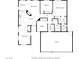 Layout of house including kitchen, living room, bedrooms, bathrooms, and garage at 2848 Skowhegan Dr, Henderson, NV 89074