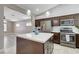 Lovely kitchen featuring stainless steel appliances, a center island, and pendant lighting at 2848 Skowhegan Dr, Henderson, NV 89074