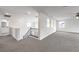 Spacious loft area with carpeting, neutral paint, and access to a full bathroom at 3065 Blue Monaco St, Las Vegas, NV 89117